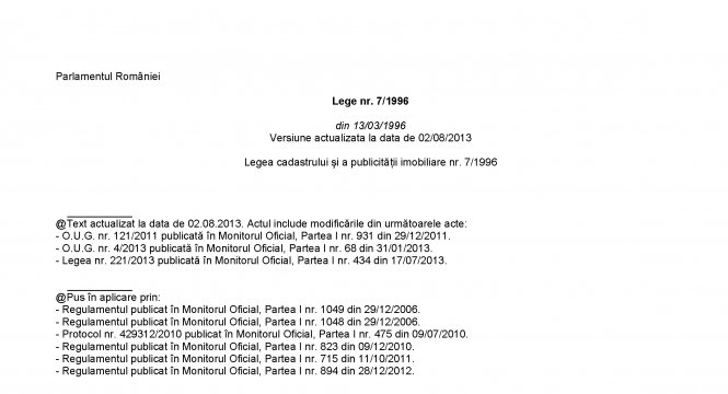 Definitia cadastrului